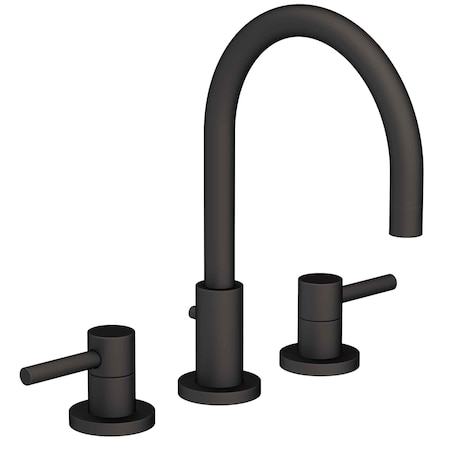 Newport Brass Widespread Lavatory Faucet in Flat Black 1500-56